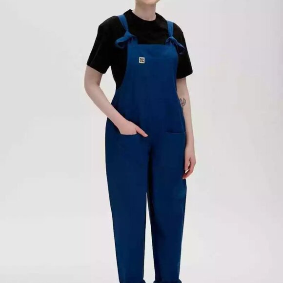Lucy & Yak NWT Original Dungarees Indigo Blue US 12 - Picture 4 of 6